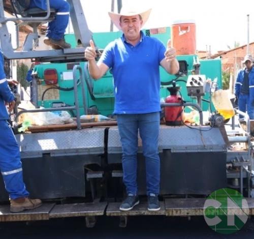 Prefeito de Bacabal levando o asfalto em todas as ruas, dessa vez foi no Bairro Novo Bacabal