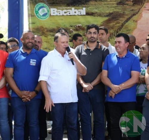 Lançamento das obras da Estrada do Leite