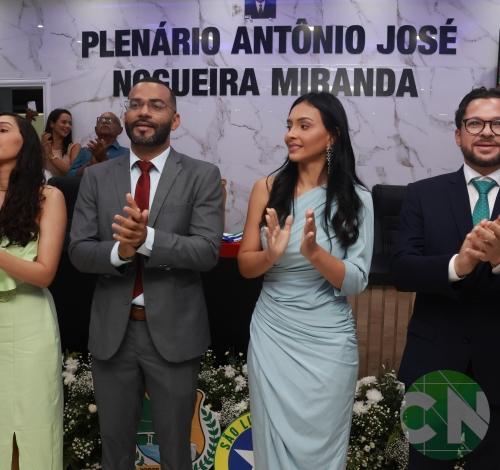 Posse do novo Prefeito Dr. Emanoel Filho e do vice Luan Rogério, em São Luís Gonzaga do Maranhão.
