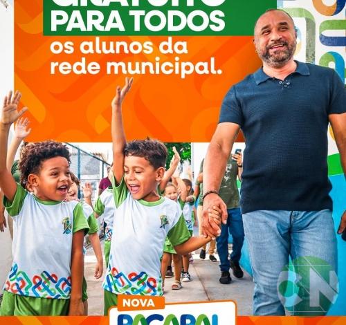 HISTÓRICO: Pela primeira vez os alunos da rede municipal de ensino estão recebendo fardamento escolar gratuito!