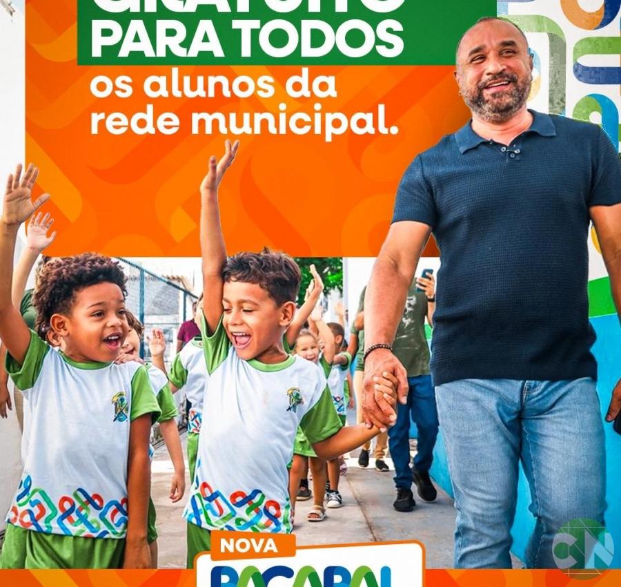HISTÓRICO: Pela primeira vez os alunos da rede municipal de ensino estão recebendo fardamento escolar gratuito!