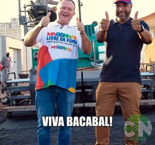 Asfalto novo, parque revitalizado e programa social: Brandão e Roberto Costa marcam dia histórico em Bacabal