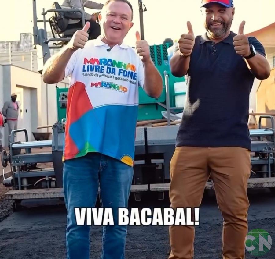Asfalto novo, parque revitalizado e programa social: Brandão e Roberto Costa marcam dia histórico em Bacabal
