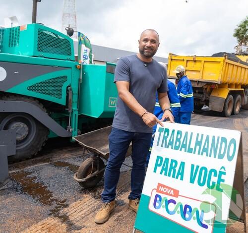 Prefeito Roberto Costa inicia nova etapa de asfaltamento e amplia investimentos em infraestrutura em Bacabal