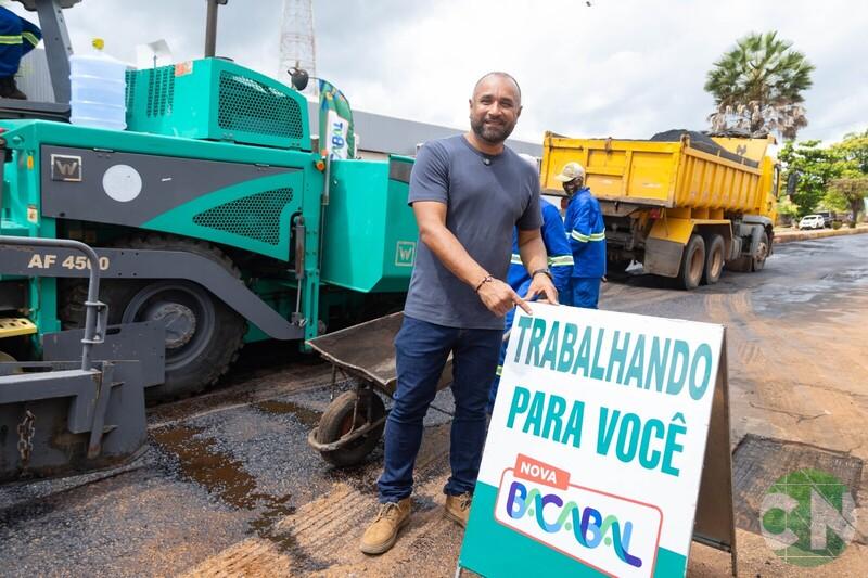 Prefeito Roberto Costa inicia nova etapa de asfaltamento e amplia investimentos em infraestrutura em Bacabal