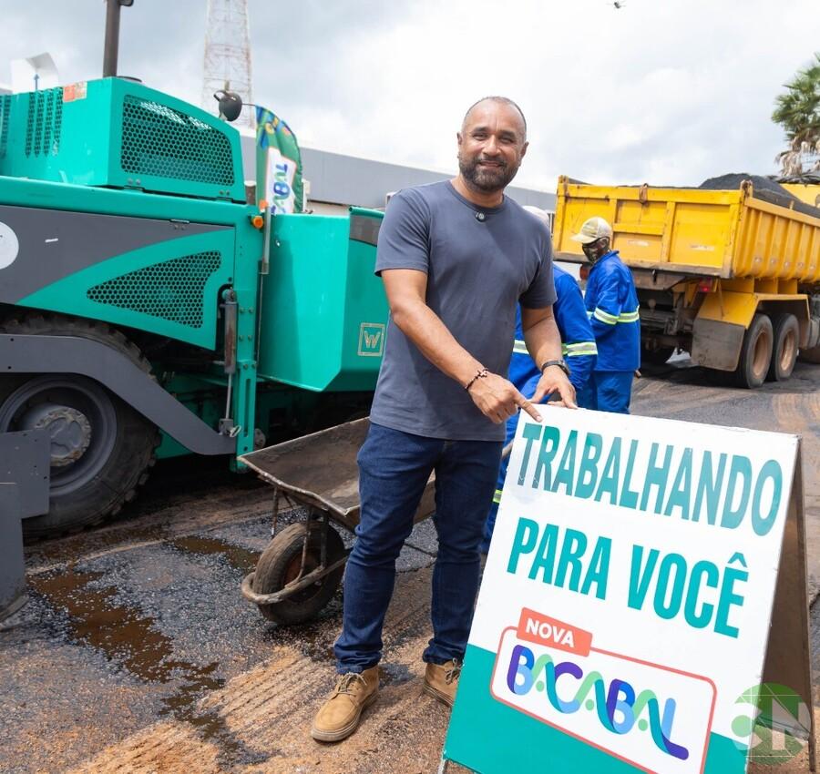 Prefeito Roberto Costa inicia nova etapa de asfaltamento e amplia investimentos em infraestrutura em Bacabal