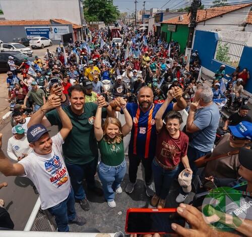 Ao lado de Roberto Costa, Orleans participa de mega motocarreata que reúne milhares e toma as ruas de Bacabal