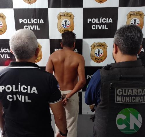 Polícia Civil prendem em flagrante homem acusado de violência doméstica em Ribamar