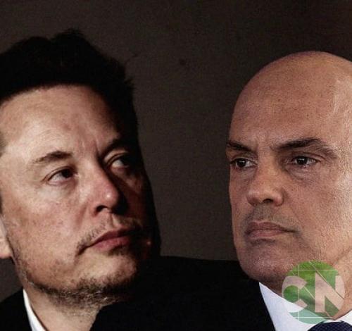 Musk diz que “ditador” Moraes tem Lula “na coleira”