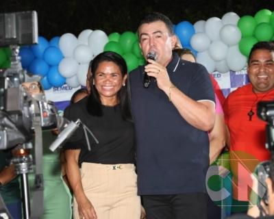 Reinauguração de escola