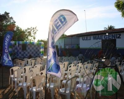 Reinauguração de escola