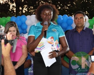 Reinauguração de escola