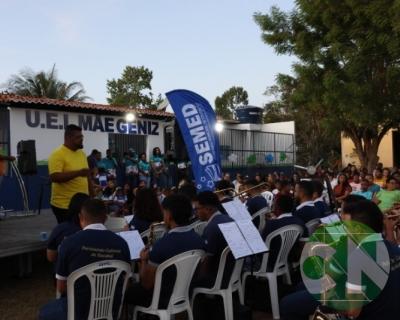 Reinauguração de escola