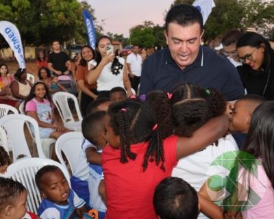 Reinauguração de escola