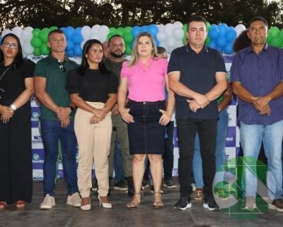 Reinauguração de escola