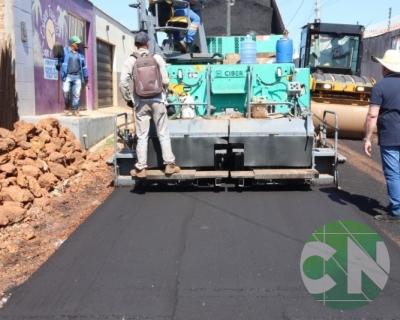 Pavimentação no Bairro Vila da Paz