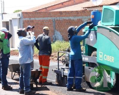 Pavimentação no Bairro Vila da Paz