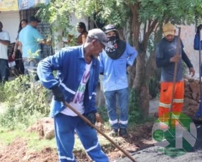 Pavimentação no Bairro Vila da Paz