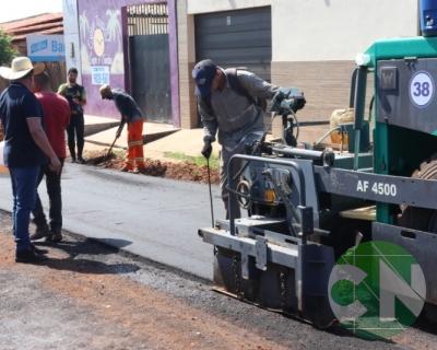 Pavimentação no Bairro Vila da Paz