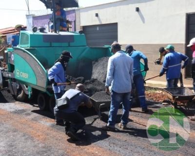 Pavimentação no Bairro Vila da Paz