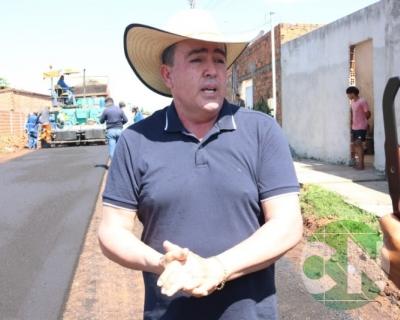 Pavimentação no Bairro Vila da Paz