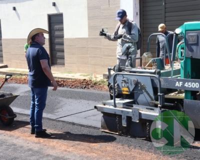 Pavimentação no Bairro Vila da Paz