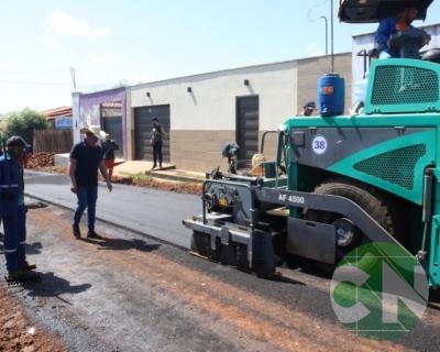 Pavimentação no Bairro Vila da Paz