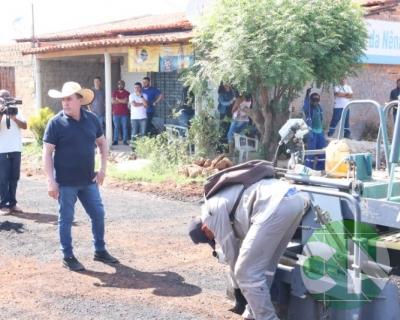 Pavimentação no Bairro Vila da Paz