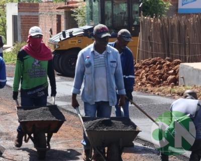 Pavimentação no Bairro Vila da Paz
