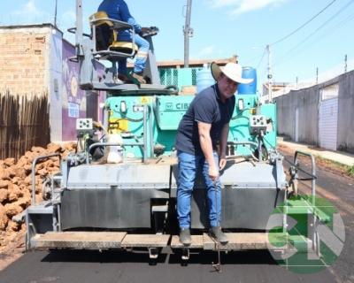 Pavimentação no Bairro Vila da Paz
