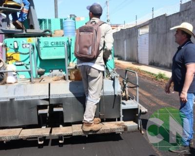 Pavimentação no Bairro Vila da Paz