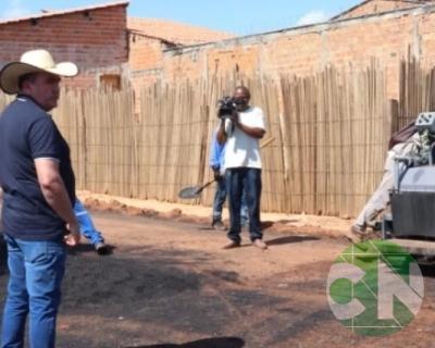 Pavimentação no Bairro Vila da Paz