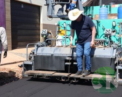 Pavimentação no Bairro Vila da Paz