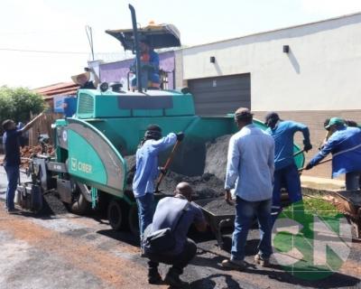 Pavimentação no Bairro Vila da Paz