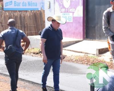 Pavimentação no Bairro Vila da Paz