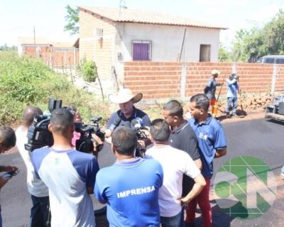 Pavimentação no Bairro Vila da Paz