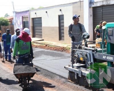 Pavimentação no Bairro Vila da Paz