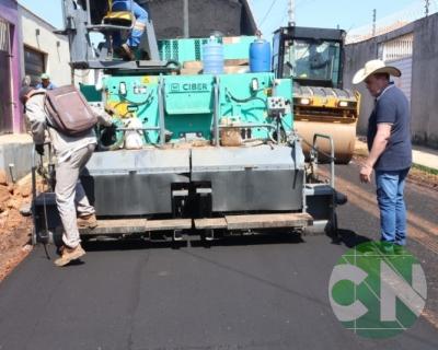 Pavimentação no Bairro Vila da Paz