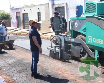 Pavimentação no Bairro Vila da Paz