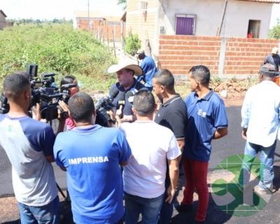 Pavimentação no Bairro Vila da Paz