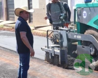 Pavimentação no Bairro Vila da Paz