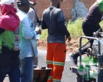 Pavimentação no Bairro Vila da Paz