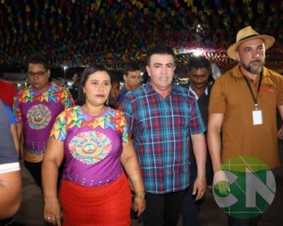 Primeira noite do São João em Bacabal 