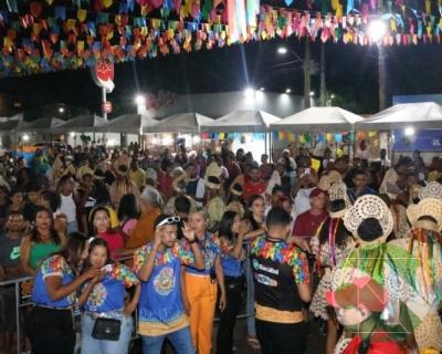 Primeira noite do São João em Bacabal 