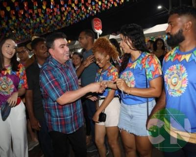 Primeira noite do São João em Bacabal 