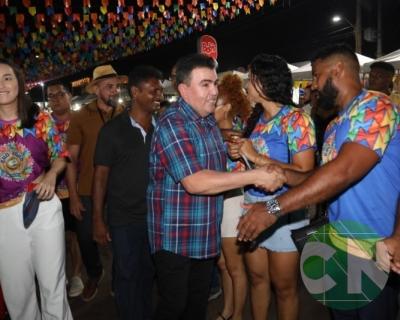 Primeira noite do São João em Bacabal 