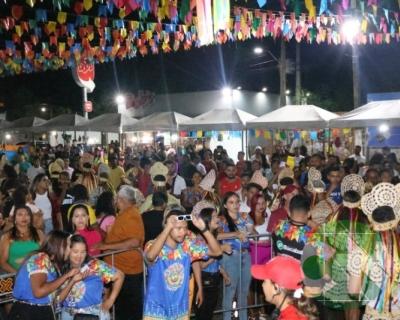 Primeira noite do São João em Bacabal 