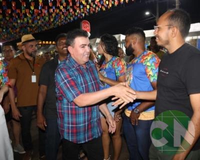 Primeira noite do São João em Bacabal 