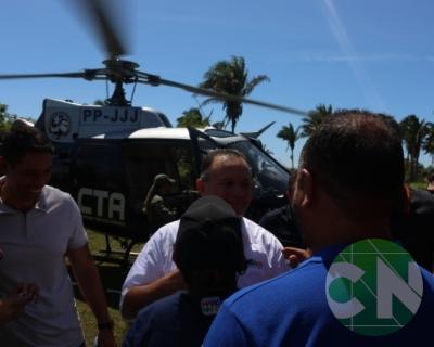 Lançamento das obras da Estrada do Leite