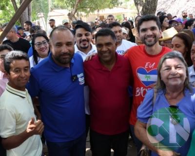 Lançamento das obras da Estrada do Leite